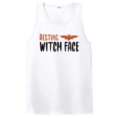 Resting Witch Face Halloween Funny Cute Gift PosiCharge Competitor Tank