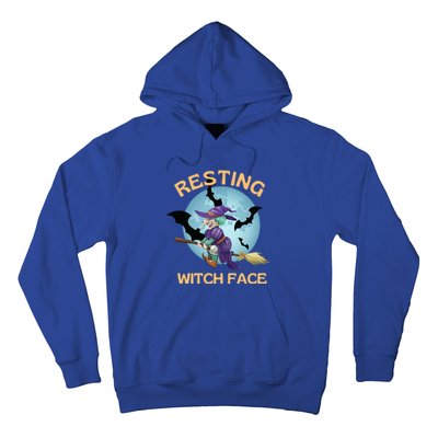 Resting Witch Face Fun Halloween Gift Hoodie