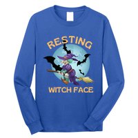 Resting Witch Face Fun Halloween Gift Long Sleeve Shirt