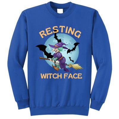 Resting Witch Face Fun Halloween Gift Sweatshirt