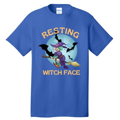 Resting Witch Face Fun Halloween Gift Tall T-Shirt