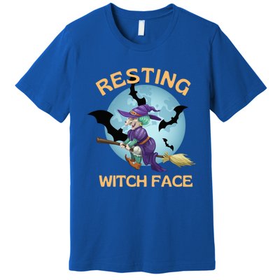 Resting Witch Face Fun Halloween Gift Premium T-Shirt