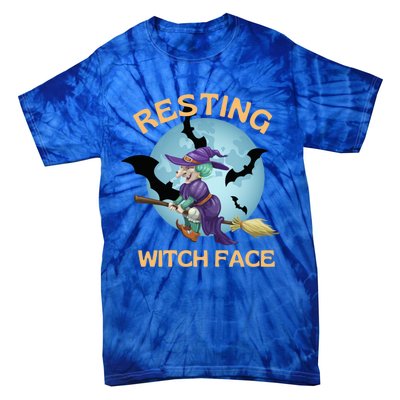 Resting Witch Face Fun Halloween Gift Tie-Dye T-Shirt