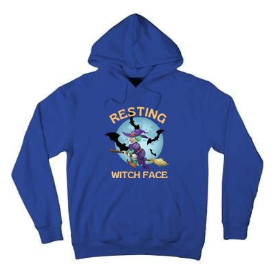 Resting Witch Face Fun Halloween Gift Tall Hoodie