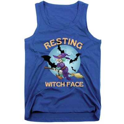 Resting Witch Face Fun Halloween Gift Tank Top