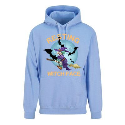 Resting Witch Face Fun Halloween Gift Unisex Surf Hoodie