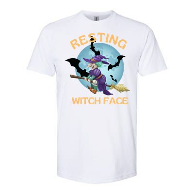 Resting Witch Face Fun Halloween Gift Softstyle CVC T-Shirt