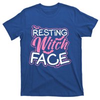 Resting Witch Face Design Halloween Costume Gift T-Shirt