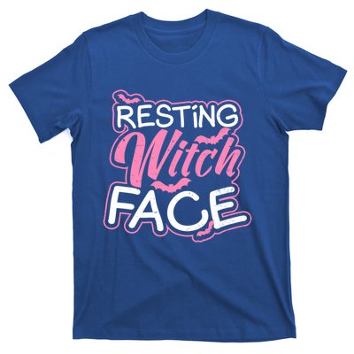 Resting Witch Face Design Halloween Costume Gift T-Shirt