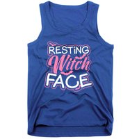 Resting Witch Face Design Halloween Costume Gift Tank Top