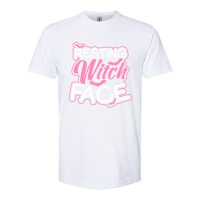 Resting Witch Face Design Halloween Costume Gift Softstyle CVC T-Shirt