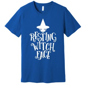 Resting Witch Face Funny Halloween Gift Premium T-Shirt