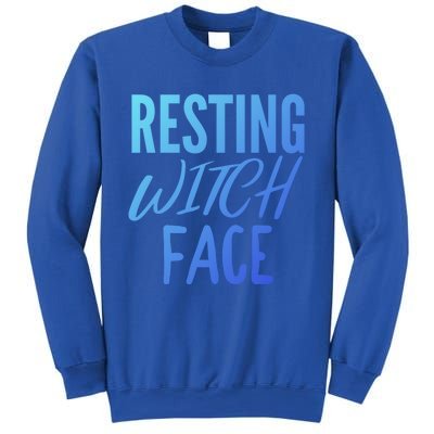 Resting Witch Face Funny Halloween Funny Gift Sweatshirt