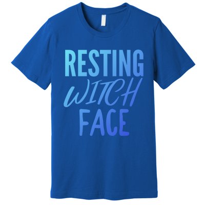 Resting Witch Face Funny Halloween Funny Gift Premium T-Shirt