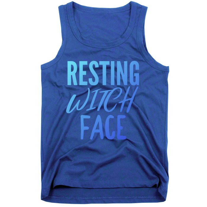 Resting Witch Face Funny Halloween Funny Gift Tank Top