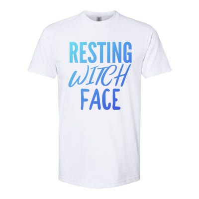 Resting Witch Face Funny Halloween Funny Gift Softstyle CVC T-Shirt