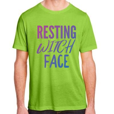 Resting Witch Face Funny Halloween Funny Gift Adult ChromaSoft Performance T-Shirt