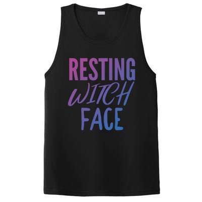 Resting Witch Face Funny Halloween Funny Gift PosiCharge Competitor Tank