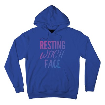 Resting Witch Face Funny Halloween Funny Gift Hoodie