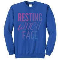 Resting Witch Face Funny Halloween Funny Gift Sweatshirt