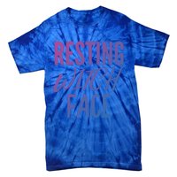 Resting Witch Face Funny Halloween Funny Gift Tie-Dye T-Shirt