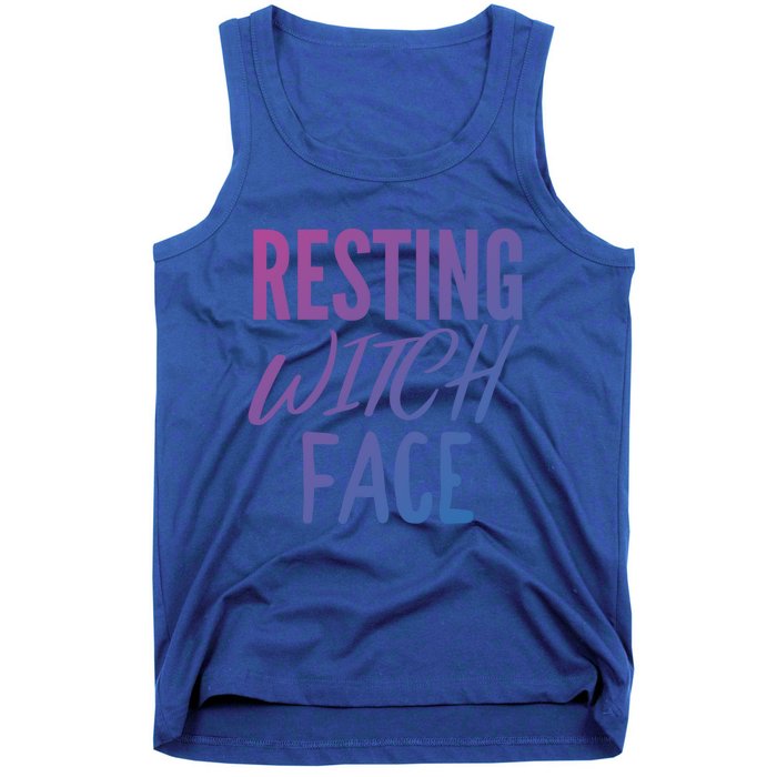 Resting Witch Face Funny Halloween Funny Gift Tank Top