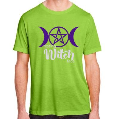 Resting Witch Face Wiccan Occult Pagan Gift Adult ChromaSoft Performance T-Shirt