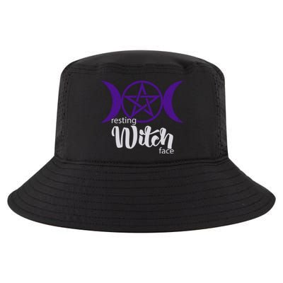 Resting Witch Face Wiccan Occult Pagan Gift Cool Comfort Performance Bucket Hat