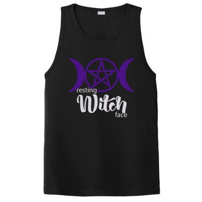 Resting Witch Face Wiccan Occult Pagan Gift PosiCharge Competitor Tank