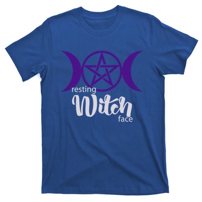 Resting Witch Face Wiccan Occult Pagan Gift T-Shirt