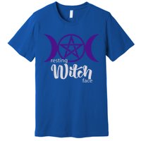 Resting Witch Face Wiccan Occult Pagan Gift Premium T-Shirt