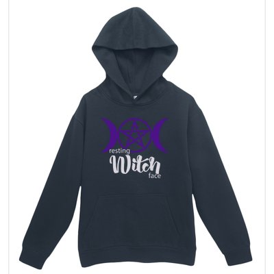 Resting Witch Face Wiccan Occult Pagan Gift Urban Pullover Hoodie