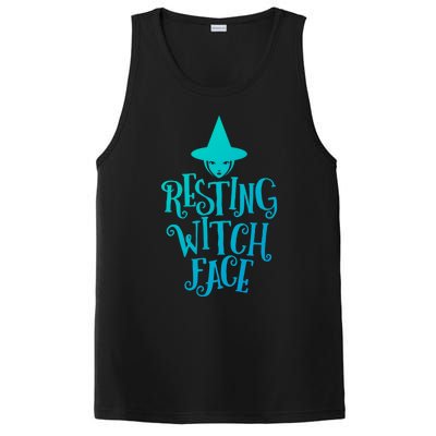 Resting Witch Face Funny Halloween Cool Gift PosiCharge Competitor Tank