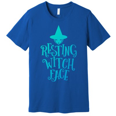 Resting Witch Face Funny Halloween Cool Gift Premium T-Shirt