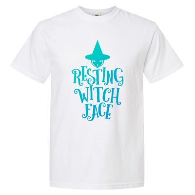 Resting Witch Face Funny Halloween Cool Gift Garment-Dyed Heavyweight T-Shirt