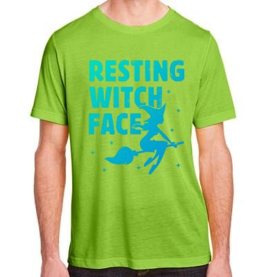 Resting Witch Face Gift Witches Halloween Costume Gift Adult ChromaSoft Performance T-Shirt