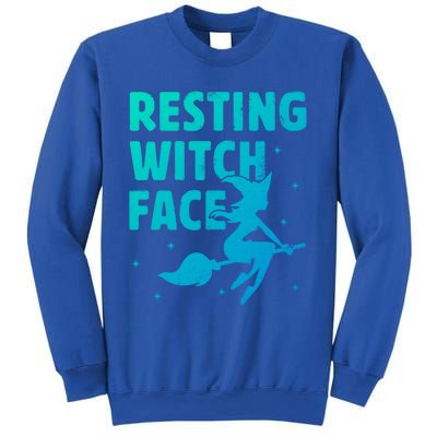 Resting Witch Face Gift Witches Halloween Costume Gift Sweatshirt