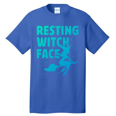 Resting Witch Face Gift Witches Halloween Costume Gift Tall T-Shirt