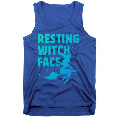 Resting Witch Face Gift Witches Halloween Costume Gift Tank Top