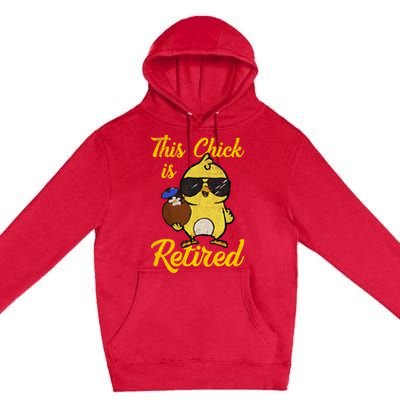 Retired Women Funny Retirement Premium Pullover Hoodie