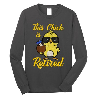 Retired Women Funny Retirement Long Sleeve Shirt