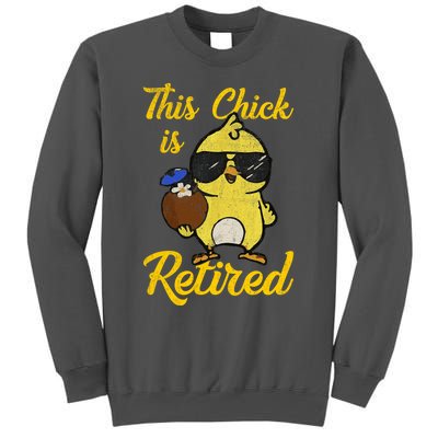 Retired Women Funny Retirement Tall Sweatshirt