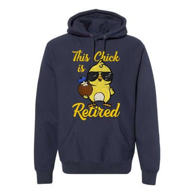 Retired Women Funny Retirement Premium Hoodie