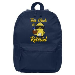 Retired Women Funny Retirement 16 in Basic Backpack