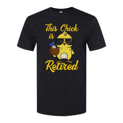 Retired Women Funny Retirement Softstyle CVC T-Shirt