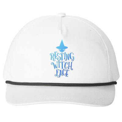 Resting Witch Face Funny Halloween Cool Gift Snapback Five-Panel Rope Hat