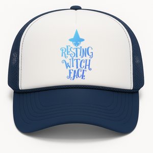 Resting Witch Face Funny Halloween Cool Gift Trucker Hat