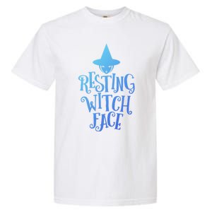 Resting Witch Face Funny Halloween Cool Gift Garment-Dyed Heavyweight T-Shirt