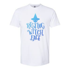 Resting Witch Face Funny Halloween Cool Gift Softstyle CVC T-Shirt