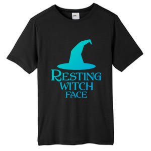 Resting Witch Face Silly Halloween Gift Tall Fusion ChromaSoft Performance T-Shirt